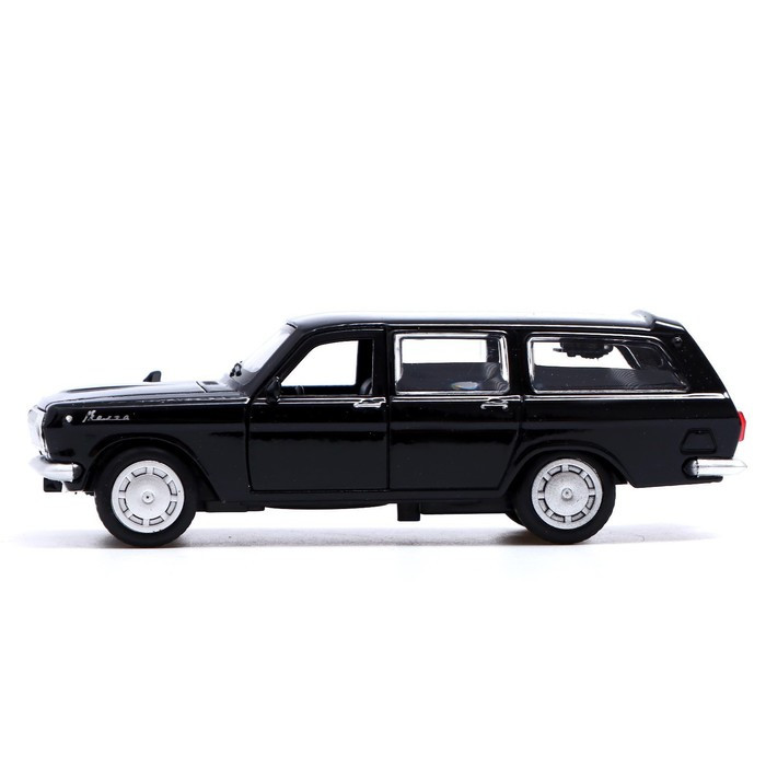 Машина металлическая «ГАЗ-2402 ВОЛГА», 12 см, открываются двери, багаж, цвет черный - фото 2 - id-p180774170