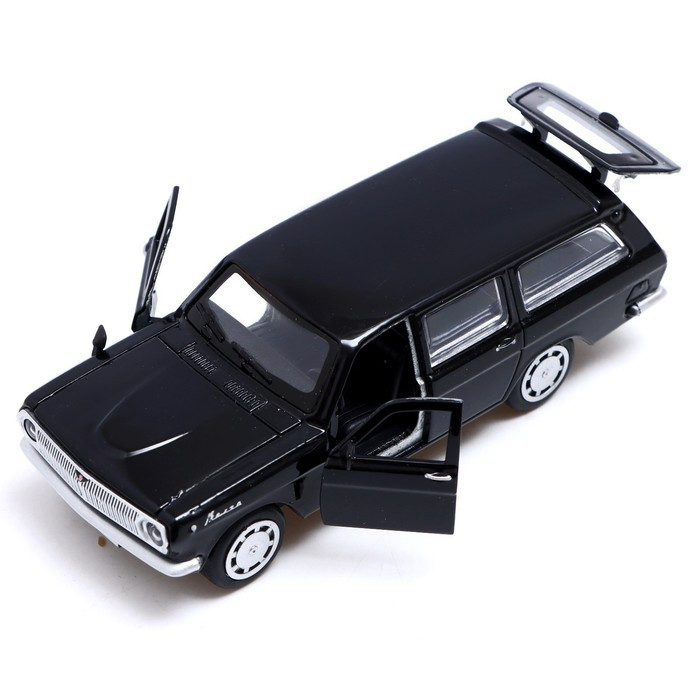 Машина металлическая «ГАЗ-2402 ВОЛГА», 12 см, открываются двери, багаж, цвет черный - фото 3 - id-p180774170