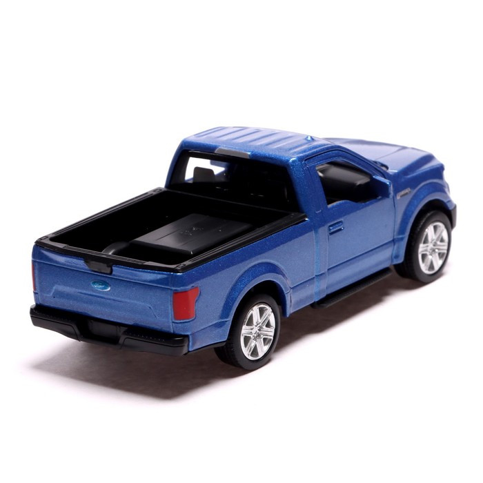 Машина металлическая FORD F-150, 1:32, инерция, открываются двери, цвет синий - фото 3 - id-p180774213