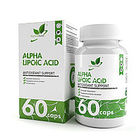 Специальные препараты NaturalSupp Alpha lipoic acid 60 капс