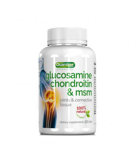 Для суставов и связок Quamtrax Nutrition Glucosamine Chondroitin & MSM 90 таб