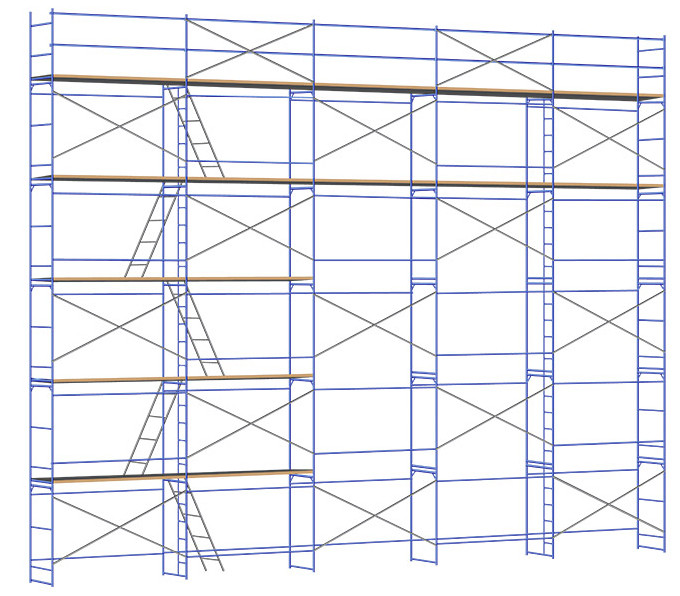 Строительные леса ЛРСП-40 аренда - фото 1 - id-p180788965