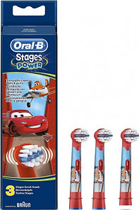 Насадка сменная для зубной щетки Braun Oral-B Stages Power EB10 Cars (3 шт)