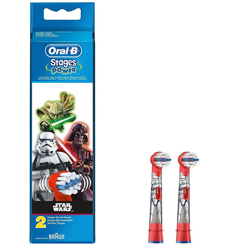 Насадка сменная для зубной щетки Braun Oral-B Stages Power EB10 Star Wars (2 шт)
