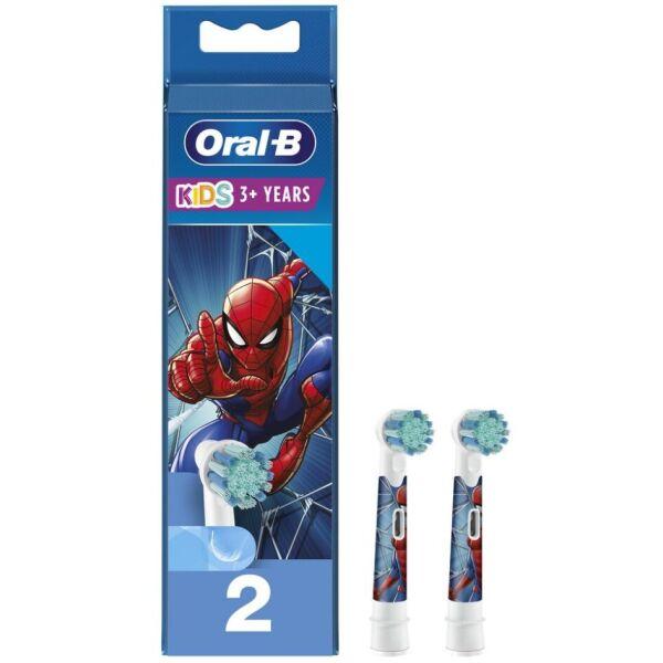 Насадка сменная для зубной щетки Braun Oral-B Stages Power EB10S Spiderman (2 шт)