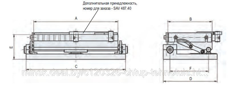 Прецизионный синусный стол Серия SAV 245.07 - фото 2 - id-p22646458