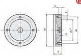 Электромагнитный патрон с постоянным электромагнитом Серия SAV 244.73, фото 3