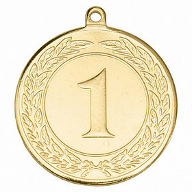 Медаль 1-е место ,  4 см , без ленты