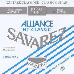 Savarez 540J Alliance HT Classic Комплект струн для классической гитары, сильное натяжение, посереб