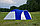 Палатка ACAMPER MONSUN PRO (3-местная 3000 мм/ст) blue 135 + 210 х 185 х 125/100 см, фото 2