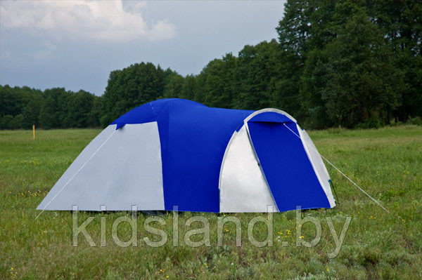 Палатка ACAMPER MONSUN PRO (3-местная 3000 мм/ст) blue 135 + 210 х 185 х 125/100 см - фото 2 - id-p180843539