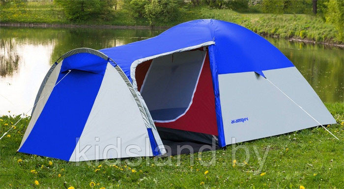 Палатка ACAMPER MONSUN PRO (3-местная 3000 мм/ст) blue 135 + 210 х 185 х 125/100 см