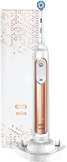 Электрическая зубная щетка Braun Oral-B Genius X 20100S D706.514.6X Розовый - фото 2 - id-p180843623