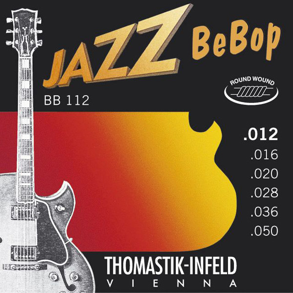 Thomastik BB112 Jazz BeBob Комплект струн для электрогитары, Light, сталь/никель, 12-50