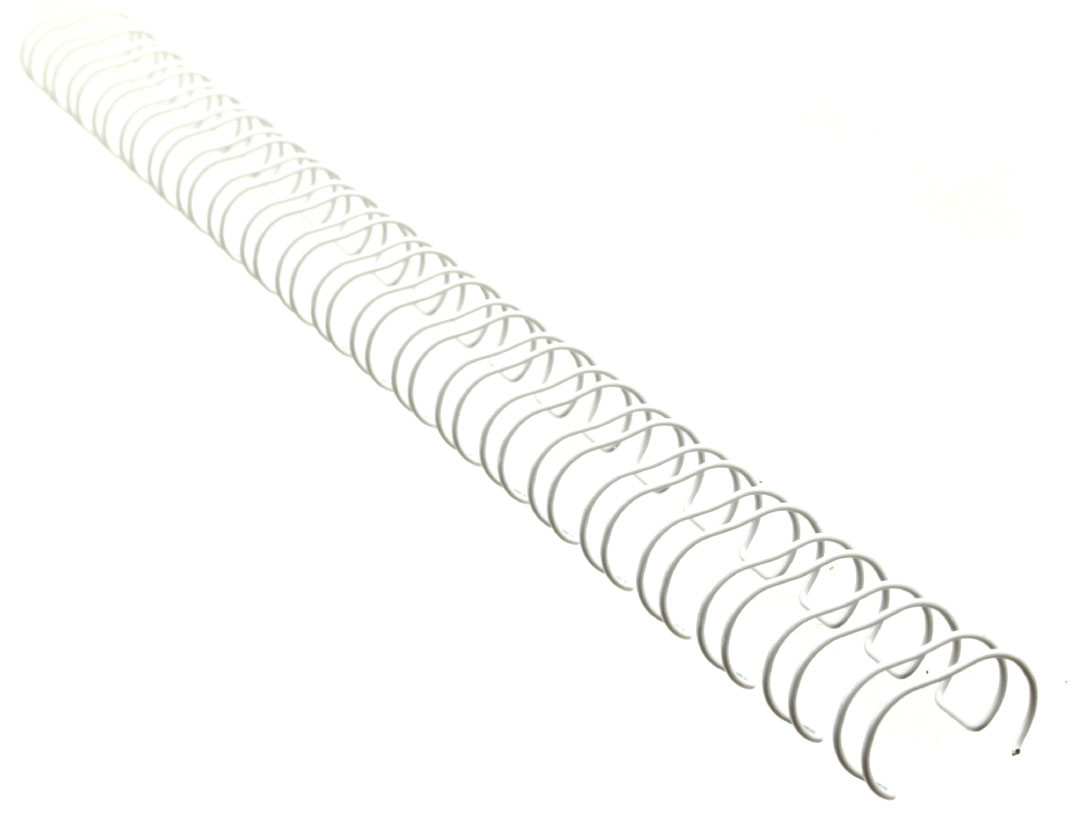 Пружина металлическая GBC WireBind диаметр 12 мм, на 21 отверстие, 100 шт., белая - фото 1 - id-p180843614