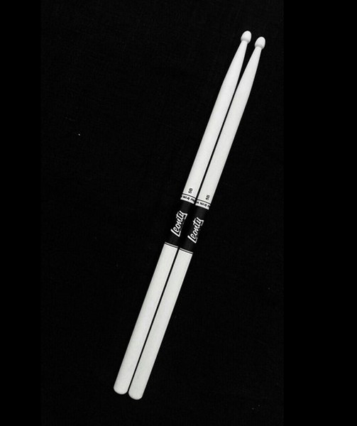 Leonty LW5BW 5B Барабанные палочки, граб, деревянный наконечник, белые - фото 1 - id-p177279631