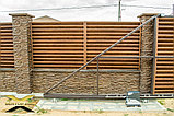 Ворота жалюзи, откатные с автоматикой (принтек-дуб), фото 9