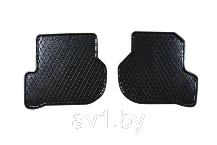 Автоковрик резиновый задний UNI-23 (RR black) VW Golf V, VI, Jetta (05-) - фото 1 - id-p174150388