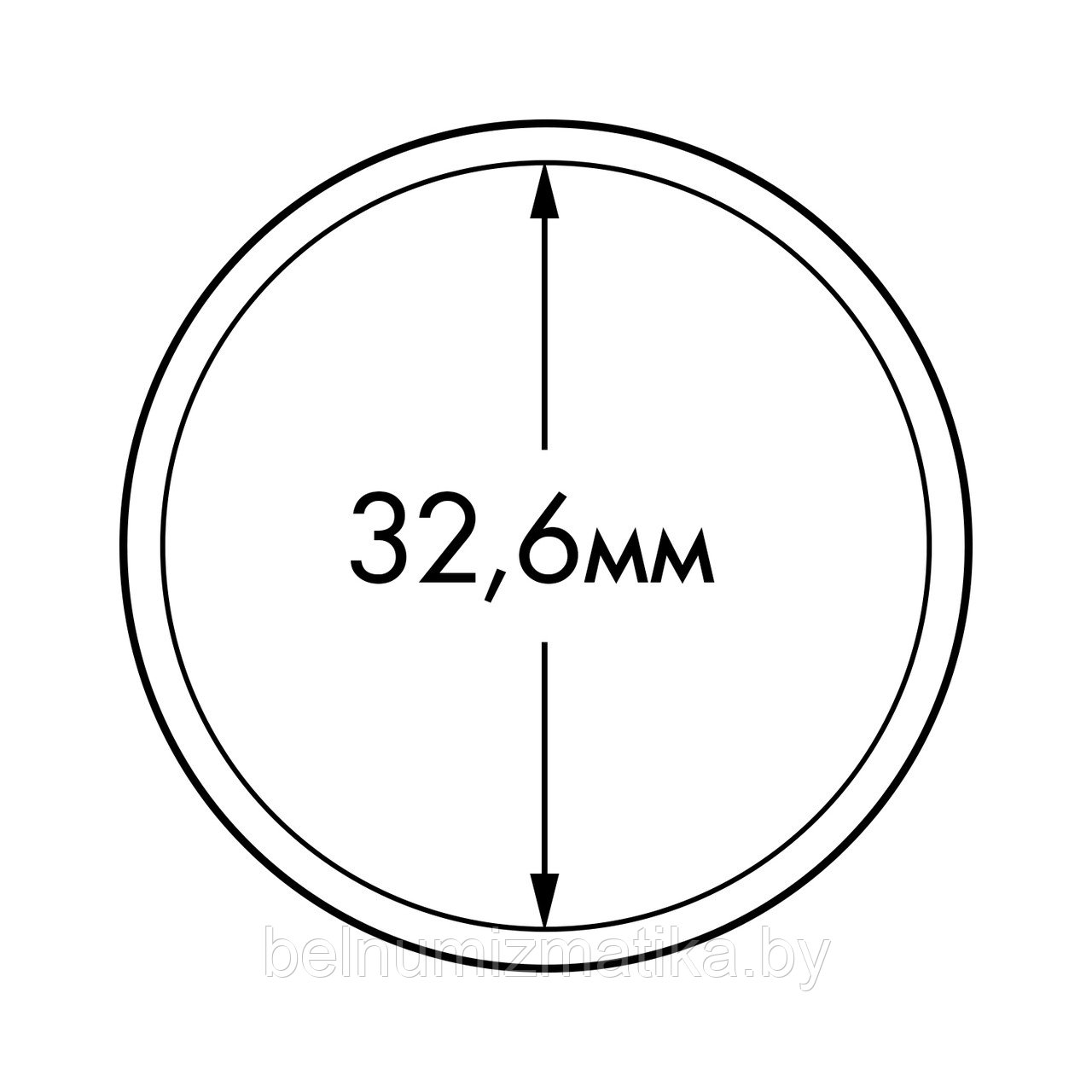 Капсула "ULTRA Perfect Fit" для золотых монет 1 oz Ø 32,6 мм, LEUCHTTURM, 365301