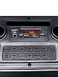 Портативная Bluetooth колонка караоке ZQS 4247 с двумя беспроводными микрофонами  FM USB TF Type-C, фото 10