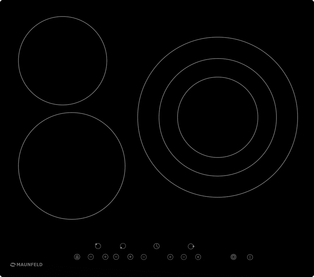 Электрическая варочная панель MAUNFELD EVCE.593.T-BK