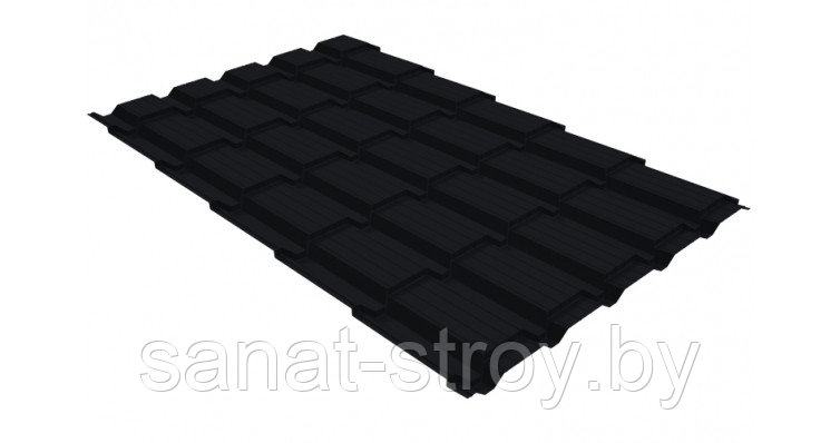 Металлочерепица Quadro Profi 0,45 Drap  RAL 9005 Черный