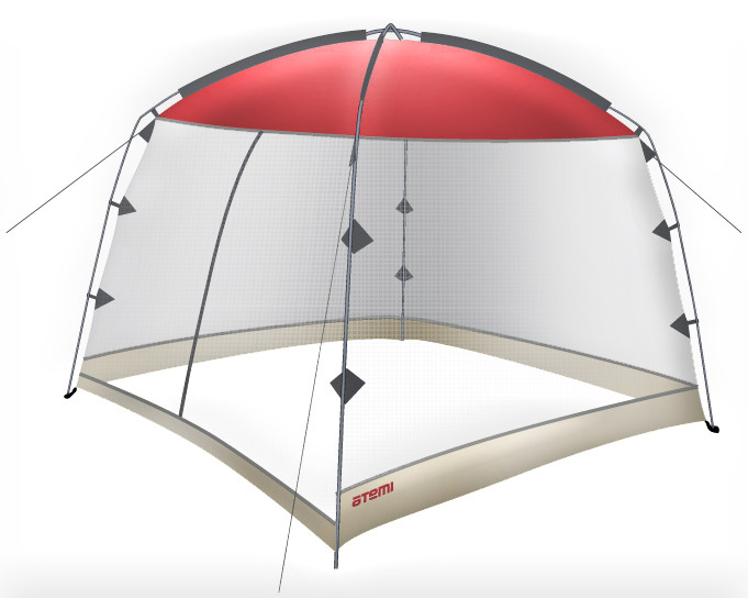 Тент-шатер туристический Atemi АТ-1G (260х260х190)
