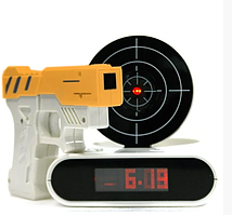 Будильник-мишень Gun Alarm Clock