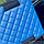 Автомобильный органайзер Кофр в багажник LUX CARBOX Усиленные стенки (размер 30х30см) Черный с синей строчкой, фото 6
