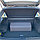 Автомобильный органайзер Кофр в багажник Premium CARBOX Усиленные стенки (размер 70х40см) Черный с синей, фото 2