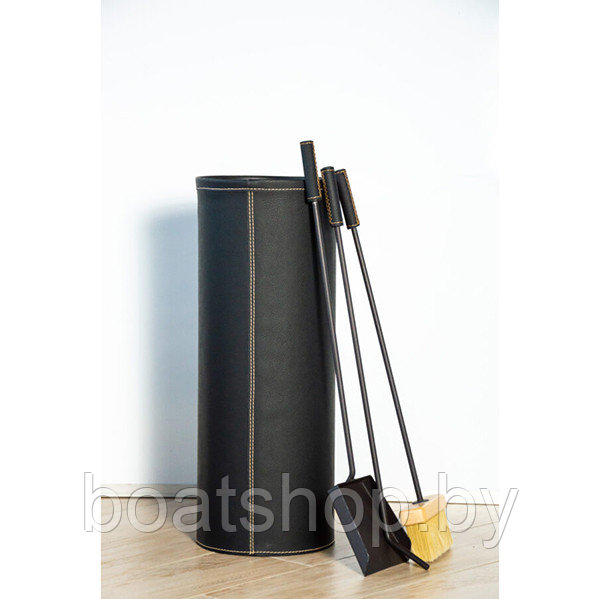 Ведро с набором аксессуаров для камина Bern, черный - фото 1 - id-p180856416