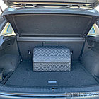 Автомобильный органайзер Кофр в багажник Premium CARBOX Усиленные стенки (размер 50х30см) Черный с черной, фото 3
