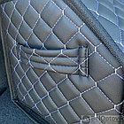 Автомобильный органайзер Кофр в багажник Premium CARBOX Усиленные стенки (размер 50х30см) Черный с черной, фото 7