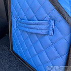 Автомобильный органайзер Кофр в багажник LUX CARBOX Усиленные стенки (размер 70х40см) Черный с черной строчкой, фото 6