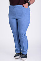 Женские летние голубые большого размера брюки Algranda by Новелла Шарм А3548-5 62р.