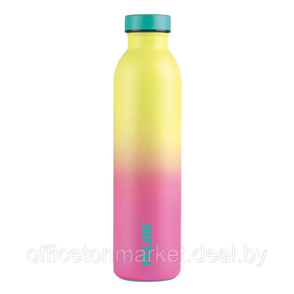 Бутылка термическая "Sunset series" Milan, металл, 591 мл, желто-розовый - фото 1 - id-p180874248