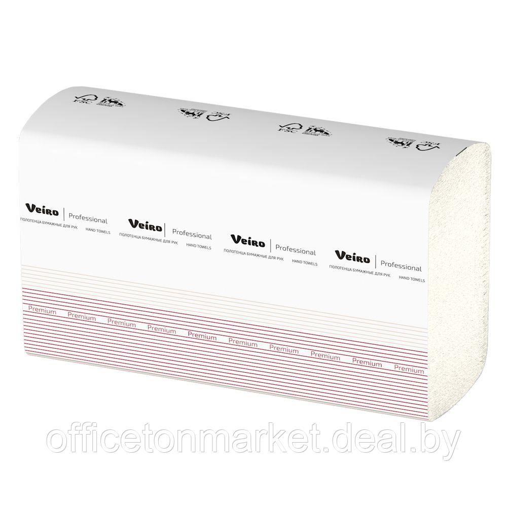 Полотенца бумажные "Veiro Professional Premium", Z-сложение, 2 слоя, 200 листов - фото 1 - id-p137122583