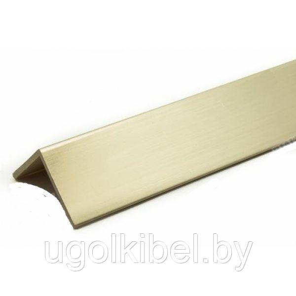 Уголок алюминиевый 30х30 мм. шампань (бронза матовый) 2,7м