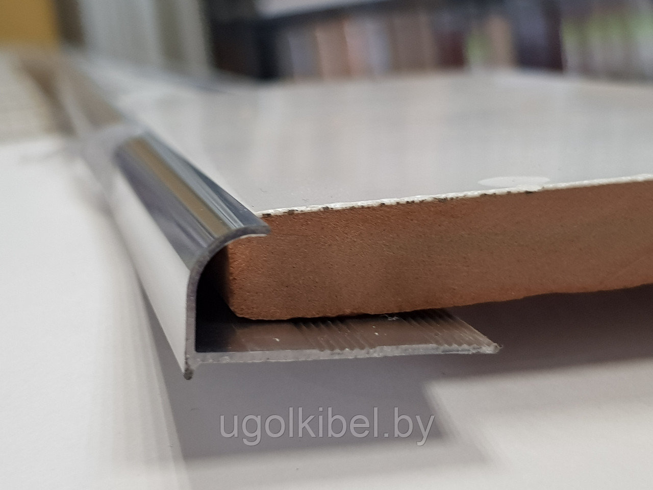 Уголок для плитки алюминиевый полукруглый 10 мм, серебро глянец (полированный) 270 см - фото 5 - id-p180879841