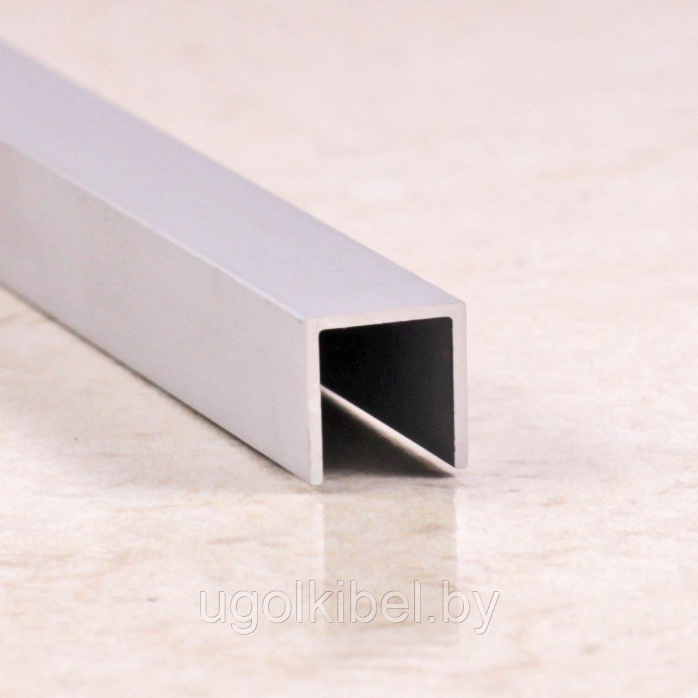 Алюминиевый швеллер анодированный П-8х8мм. серебро 270 см - фото 1 - id-p180879868