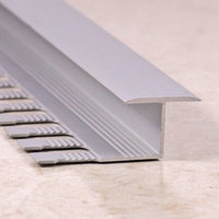 Алюминиевый Z-образный профиль цвет серебро или ламинированный под дерево 270 см