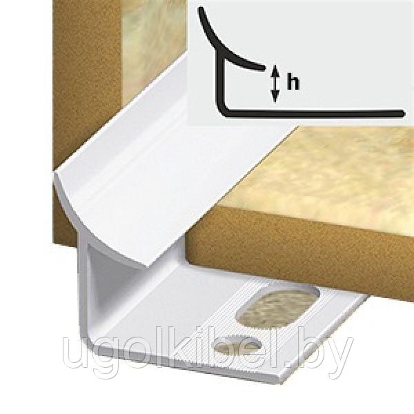 Уголок (раскладка) для плитки внутренний ПВХ 10 мм., 2,5м. Белый - фото 1 - id-p180879918