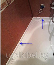 Бордюр на ванну ПВХ белый - фото 1 - id-p180880013