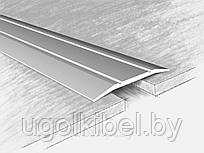 Порог алюминиевый 25 мм. 0,9 м., серебро