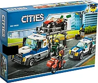 Конструктор CITIES Ограбление полицейского грузовика, 427 деталей, , аналог лего