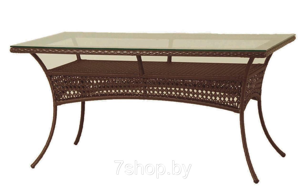 Стол садовый обеденный DECO 1400 см 7034П Шоколад