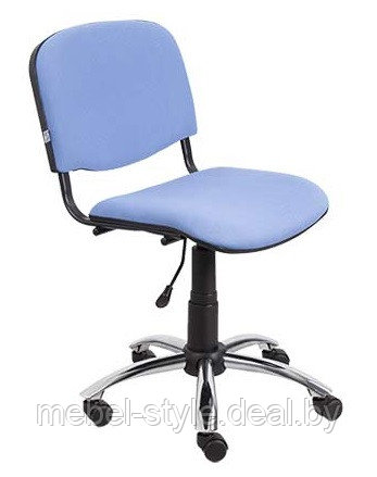 Кресла ИСО НЕТ хром для комфортной работы, кресло ISO NET GTS CH ткань калгари С + ткань сетка - фото 5 - id-p180928814