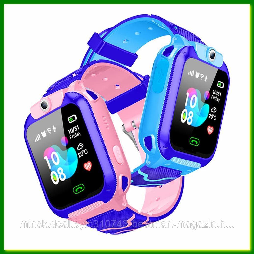 Часы Smart Baby Watch S12 с GPS-трекером | Разные цвета - фото 1 - id-p180934842