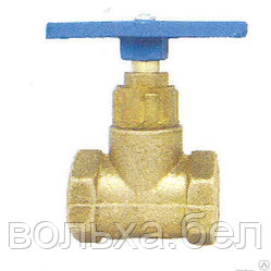 15б1п (Ду 15) клапан (вентиль) запорный муфтовый латунный