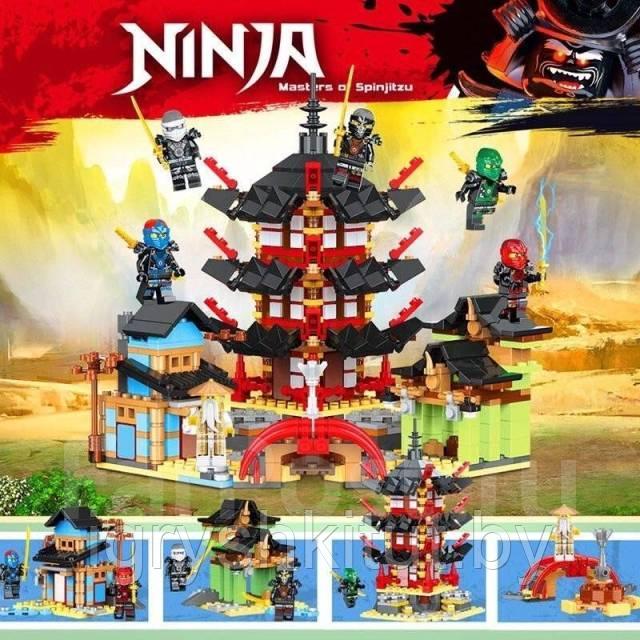 Конструктор Ninja "Храм Аэроджитцу", 770 деталей, аналог Lego, арт.91033 - фото 1 - id-p180975023